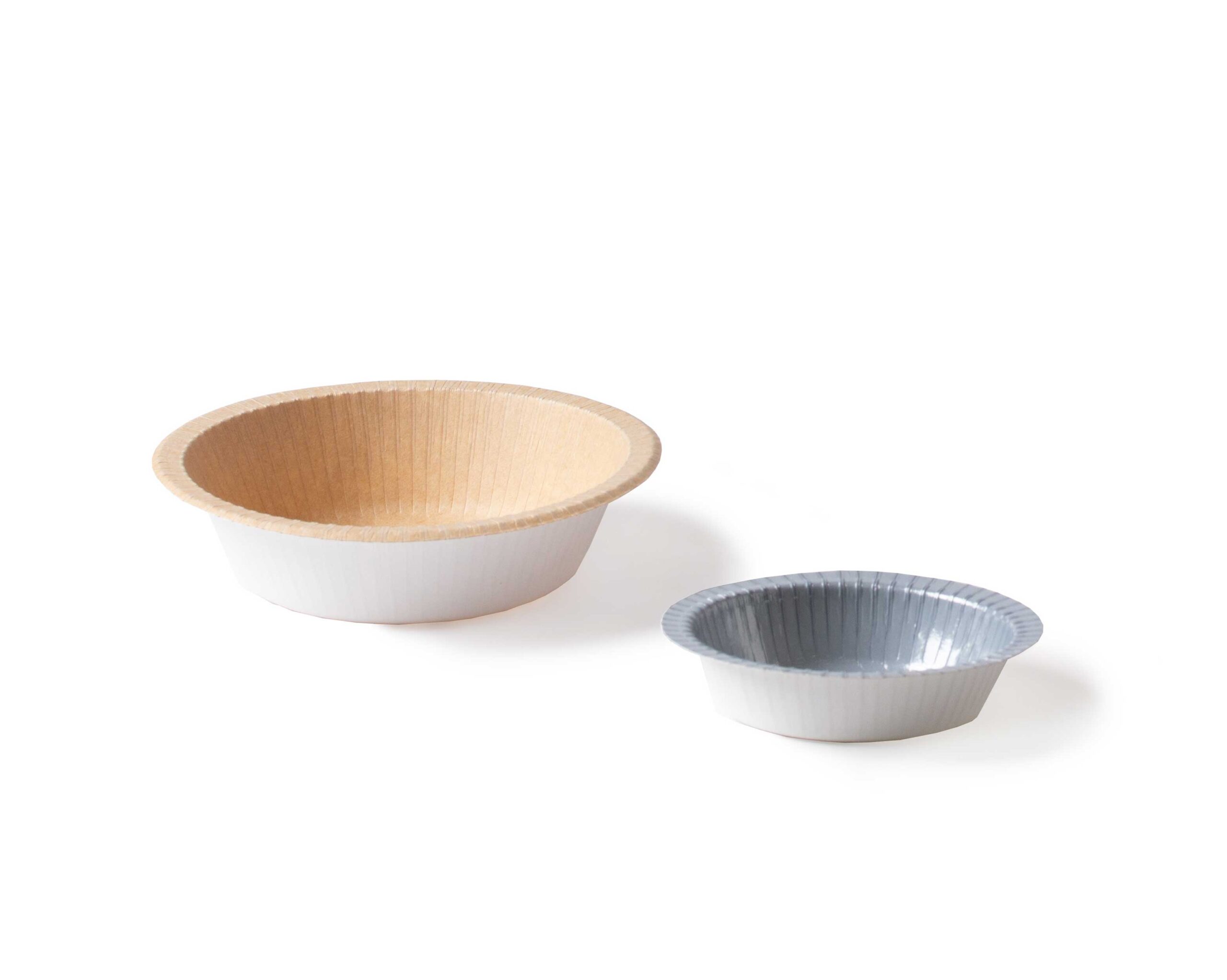 Round heat-sealable trays