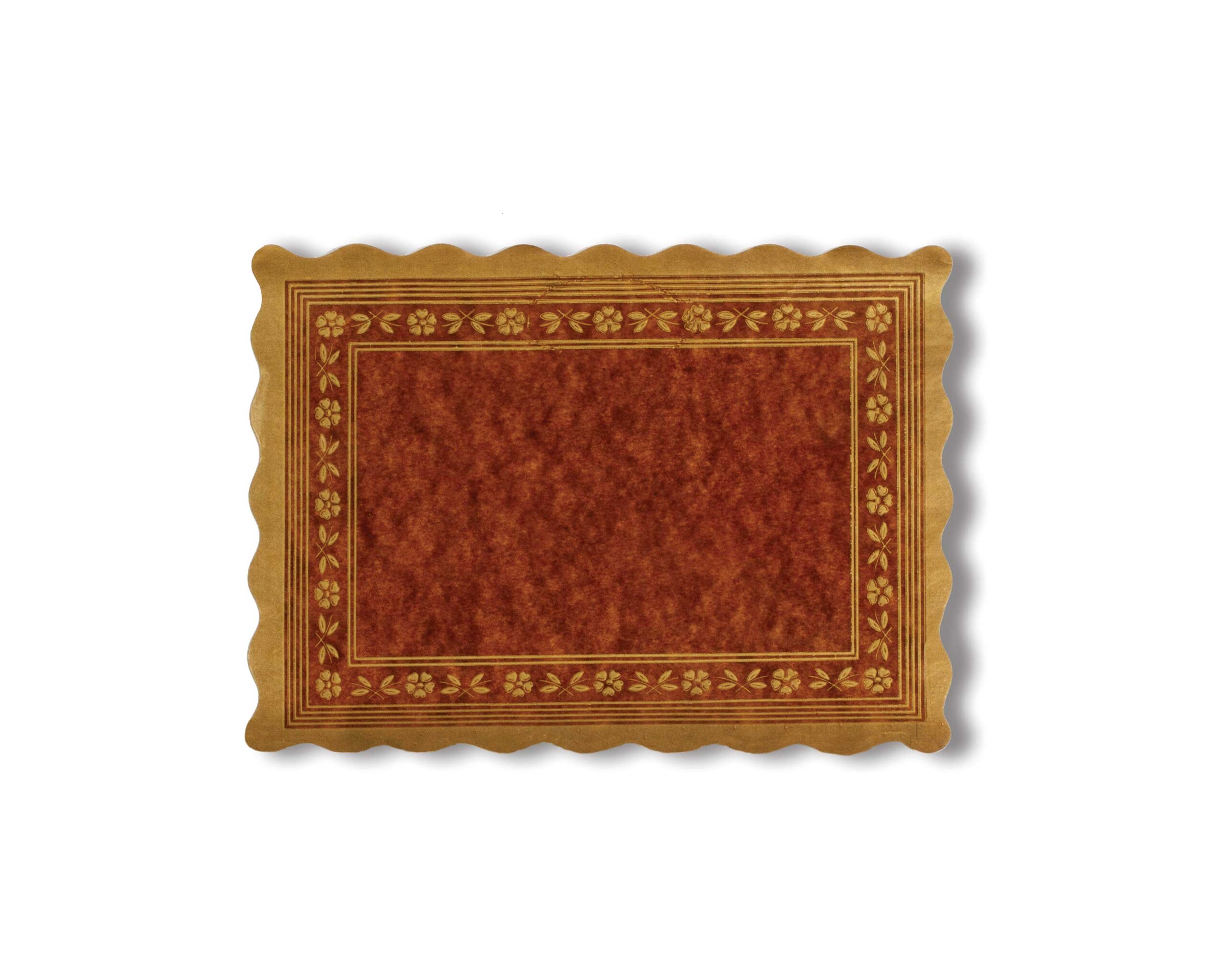 Rectangular greaseproof doilies