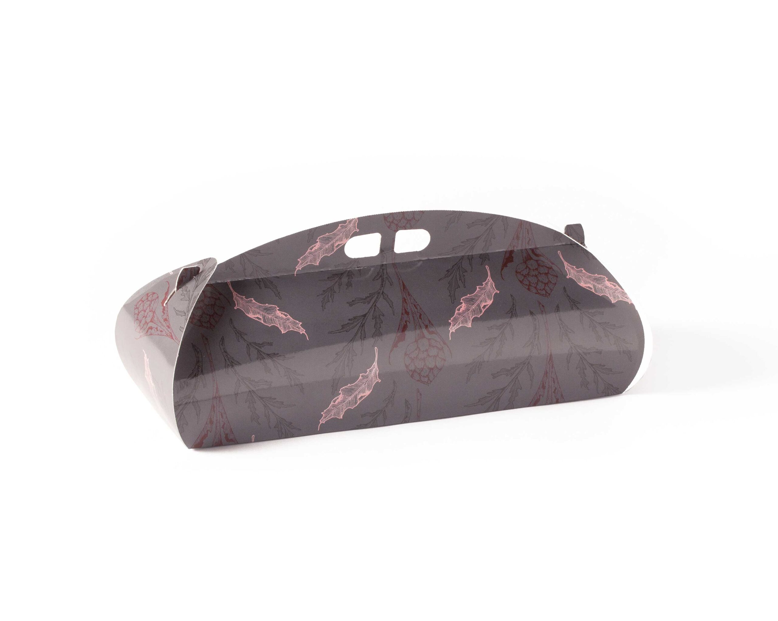 Grey long cake boxes