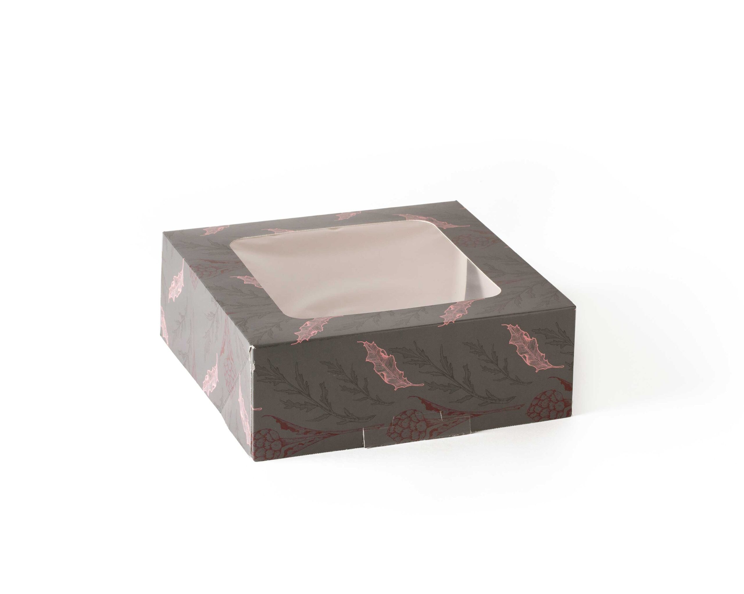 Cake boxes with window