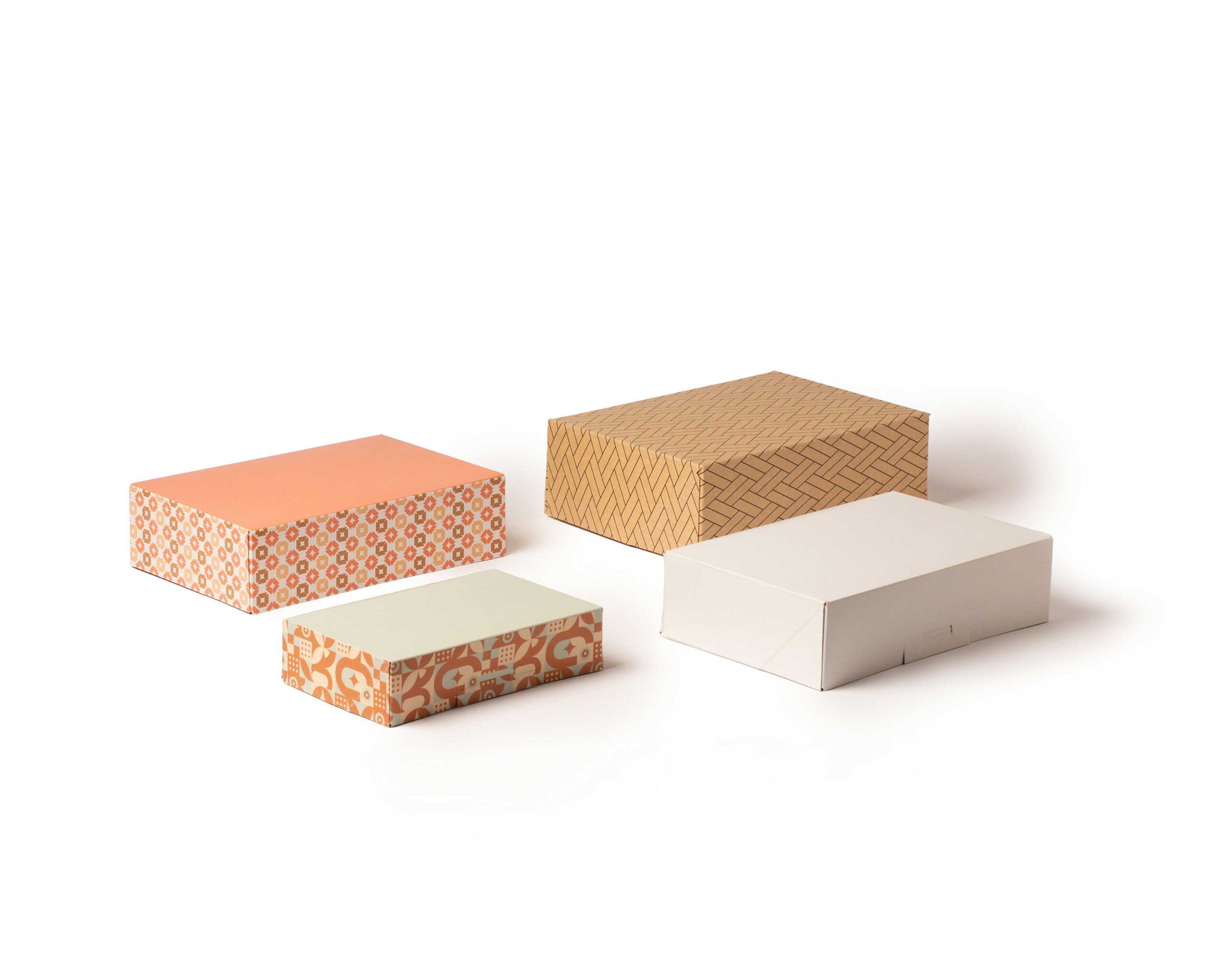 Foldable pastry boxes