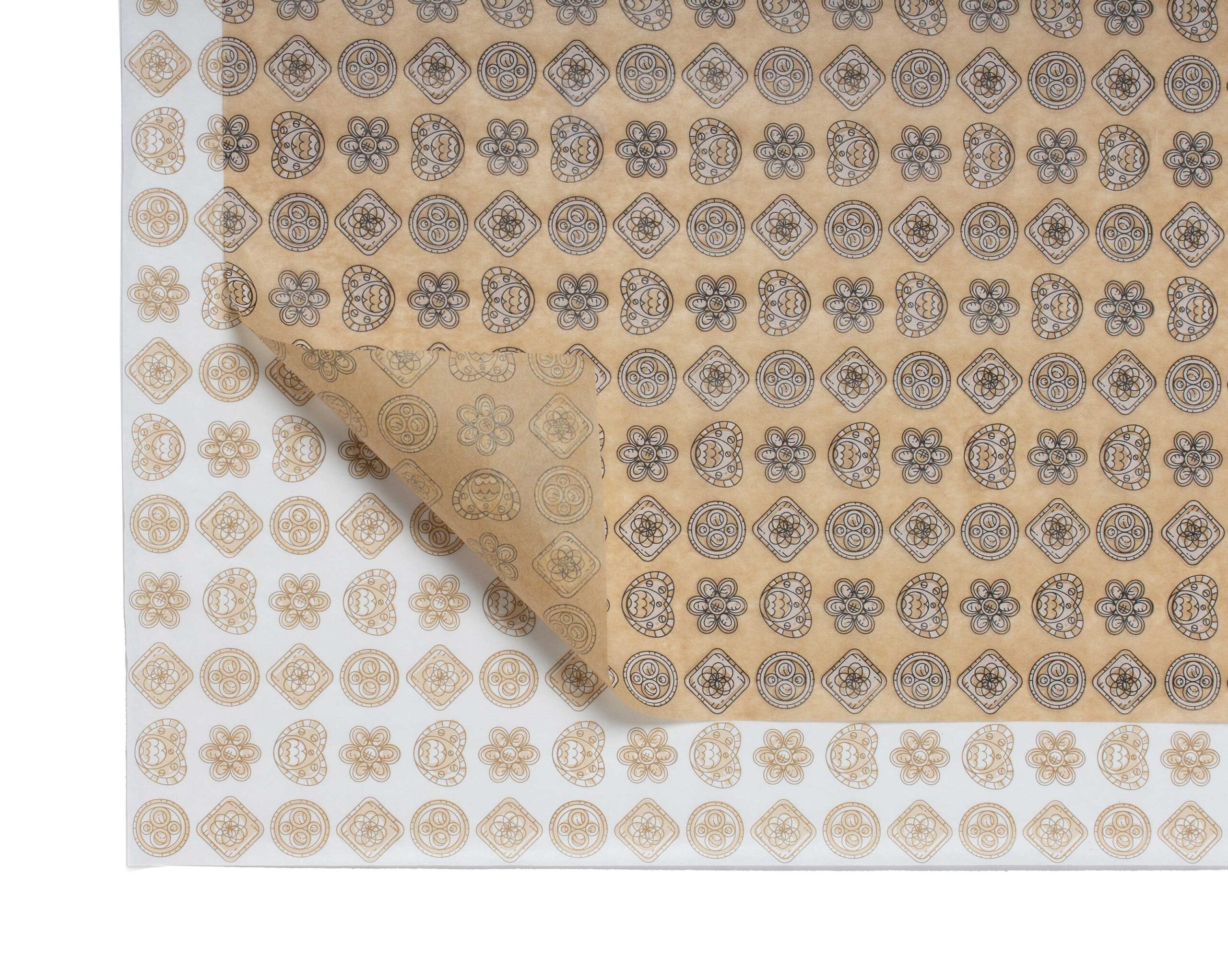 Standard wrapping paper for pastry